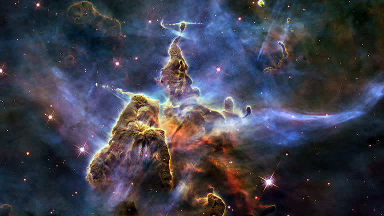这是天空中一大群星星的图像
