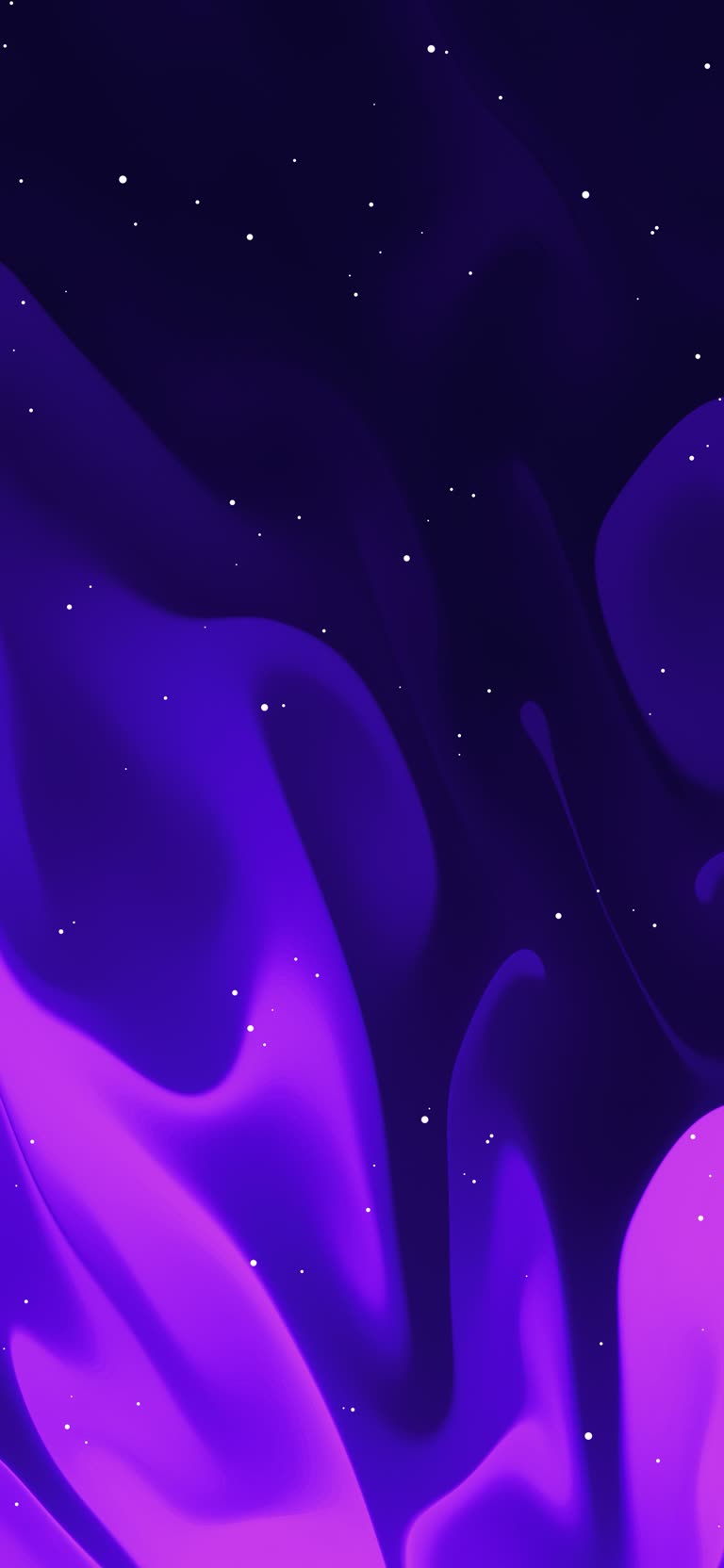 有一张紫色和黑色背景的图片,上面有一些星星